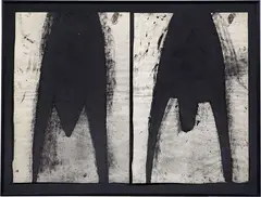 Sergio Ragalzi, Coppia, 1986, ink on paper
