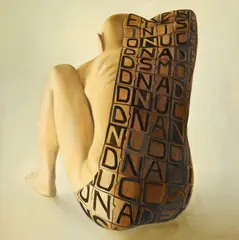 Rabarama, Dna, 2001, oil on canvas