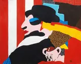Fabio De Poli, Tango e Topo, oil on canvas