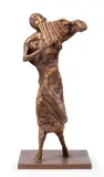 Nag Arnoldi, Suonatore, scultura in bronze