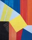 Alvaro Monnini, Piano di torsione, 1975, enamel on canvas