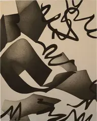 Frammenti by Agostino Ferrari, 2001, acrylic and sabbia on canvas, offered Nov 2024