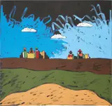 Tano Festa, Battaglia