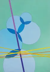 Luigi Veronesi, Costruzione IOD 1, 1988, oil on canvas