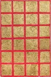 Remo Bianco, Senza titolo, 1960, mixed media and foglia d'oro on collage di canvas applicato on panel