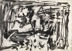 Senza titolo by Emilio Vedova, 1982, Tempera, offered Nov 2024