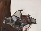 Sergio Romiti, Mensola, 1950, oil on canvas