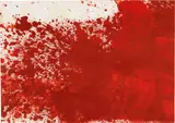 Hermann Nitsch, Senza titolo, 1987, vernice on paper