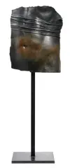 Igor Mitoraj, Ecorce, 2001, scultura in bronze a patina marrone scuro