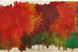 Hermann Nitsch, Senza titolo, 2000, acrylic on canvas