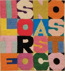 Il tesoro nascosto by Alighiero Boetti, 1990, Ricamo, offered Nov 2024