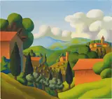 Salvo, Toscana, 1997, oil on panel