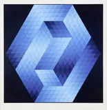 Victor Vasarely, Gestalt blue