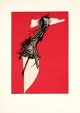 Emilio Scanavino, Senza titolo, screenprint a tre colori