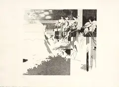 Gianfranco Ferroni, Estate, 1969, etching on rame