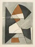 Alberto Magnelli, Senza titolo, 1962, etching and acquatinta a due colori