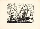 Lyonel Feininger, Hansaflotte, Xilografia