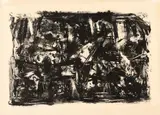 Emilio Vedova, Opera n. 6 dal ciclo della foresta, 1969, lithograph