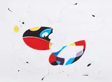 Renzo Eusebi, Senza titolo, 1983, lithograph a colori