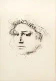 Pietro Annigoni, Volto, lithograph