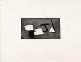 Afro Basaldella, "Nero III" o "Acquatinta piccola", 1969, etching and acquatinta on zinco