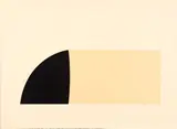 Alberto Burri, Bianchi e neri II-F, 1969, lithograph