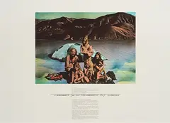 L'accampamento by Superstudio, 1974, rotoflessografia on alluminio, offered Nov 2024