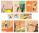 Enzo Cucchi, Eroé, 2003, stampa a colori on mattone