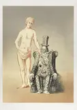 Giorgio de Chirico, Il riposo dell'archeologo, 1972, lithograph a colori