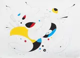 Renzo Eusebi, Senza titolo, 1983, lithograph a colori