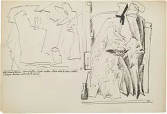 Alberto Magnelli, Senza titolo, ink on paper