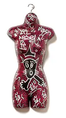 Heart dirps by La2, 2008, acrylic on plastica, offered Nov 2024