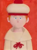 Antonio Bueno, Marinaretto, 1974, pastel on paper applicata on faesite
