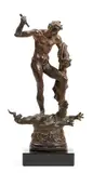 Marcello Mascherini, Uomo che uccide il drago, 1942, scultura in bronze