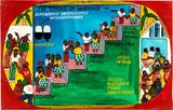 Maurus Michael Malikita, The Stages of Marriage, oil on canvas