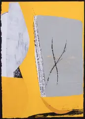 Un battito segreto by Tommaso Cascella, 2007, mixed media on paper on base serigrafica, offered Nov 2024