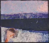 Ruggero Savinio, Distanza dal paesaggio, 1972, oil on canvas