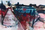 Giovanni Frangi, Senza titolo, mixed media on paper