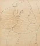 Gino Meloni, Figura femminile, inchiostro on paper