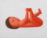 Ma Liuming, Baby n. 3, 2001, oil on canvas