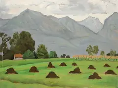 Apuane by Ram, 1948, oil on panel, offered Oct 2024