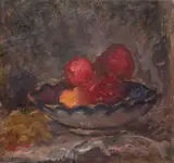 Guido Ferroni, Frutta, 1947, oil on panel