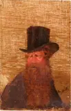 Giuseppe De Nittis, Una guida del Vesuvio, oil on tavoletta