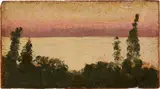 Giuseppe De Nittis, Piccola marina gialla, oil on tavoletta