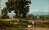 Nicola Palizzi, Paesaggio con pastorello