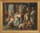 Luca Giordano, Ester e Assuero, oil on canvas