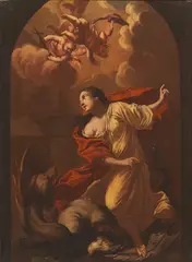 Michel Dorigny, Santa Margherita, oil on canvas