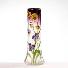 Vaso Mont Joye by François-Théodore Legras, Vetro Givré soffiato, offered Sep 2024