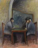 Ottone Rosai, Caffè di sobborgo, 1939, oil on canvas