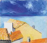 Renato Guttuso, Case al mare in Sicilia, 1961, oil on canvas